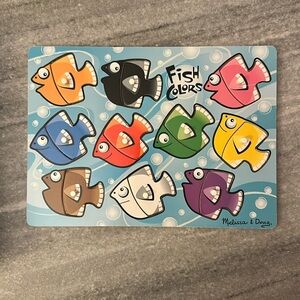 Melissa & Doug Wooden Peg Puzzle (2 years up)